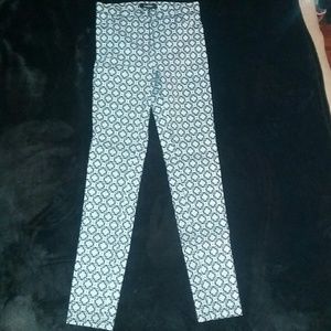 Black and white pattern slacks!